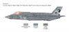 Italeri 1464 F-35A LIGHTNING II CTOL version (Beast Mode) 1/72